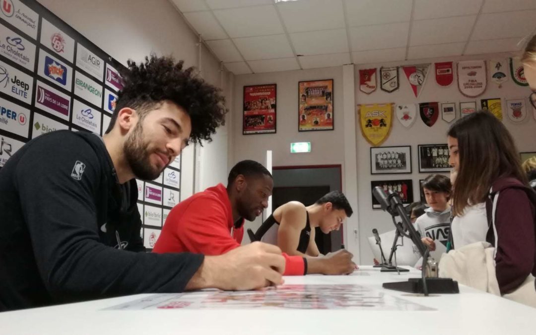 Visite de Cholet Basket