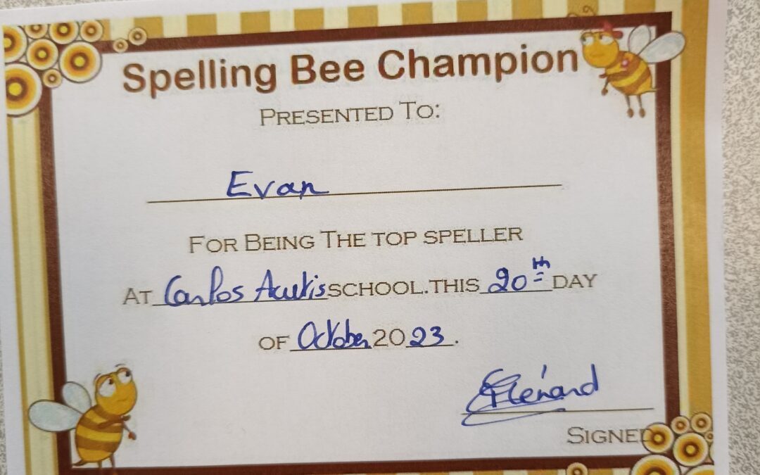 The Spelling bee contest
